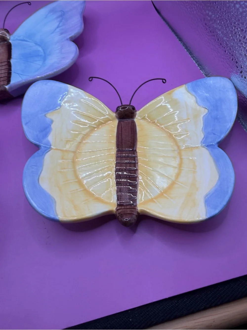Set of 3 Butterfly Plates